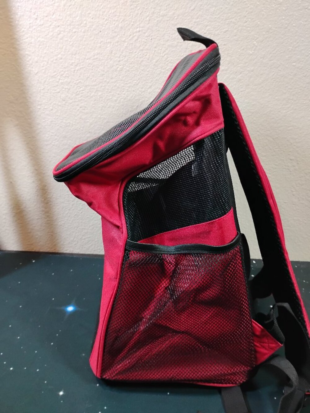 PetAmi Premium Pet Carrier Backpack Red Small Dog Cat Travel Bag Vent Mesh